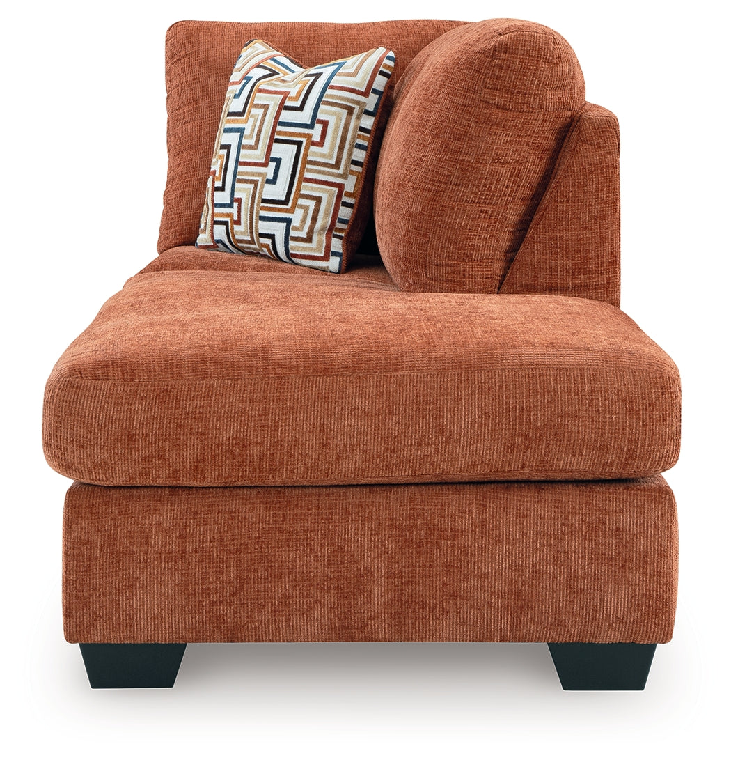 Aviemore Spice Right-Arm Facing Corner Chaise from Ashley - Luna Furniture