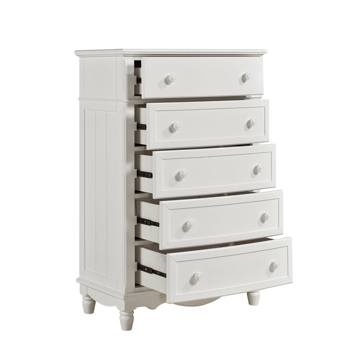 B1799T-1*9 5-Piece Youth Bedroom Set (Twin Bed, Nightstand, Dresser, Mirror, Chest) from Homelegance - Luna Furniture