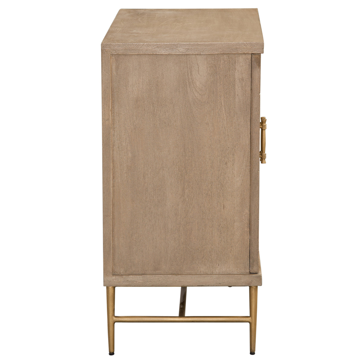 Arun Driftwood Solid Wood 2-Door Accent Cabinet from Steve Silver - Luna Furniture