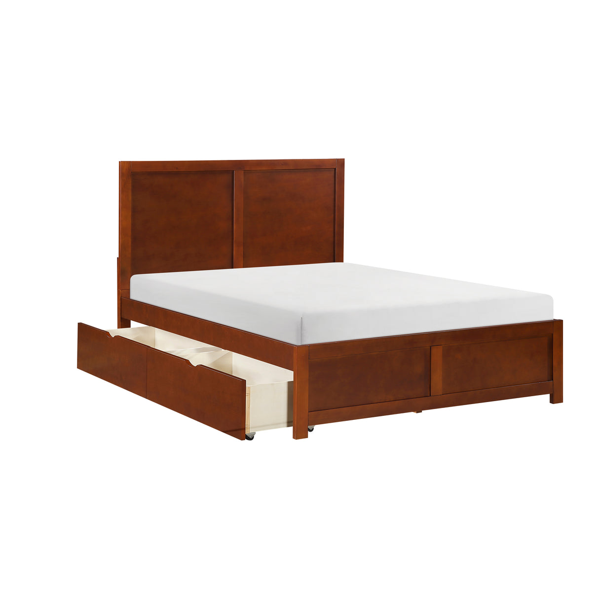 Rowe Dark Cherry Full Platform Bed from Homelegance - Luna Furniture