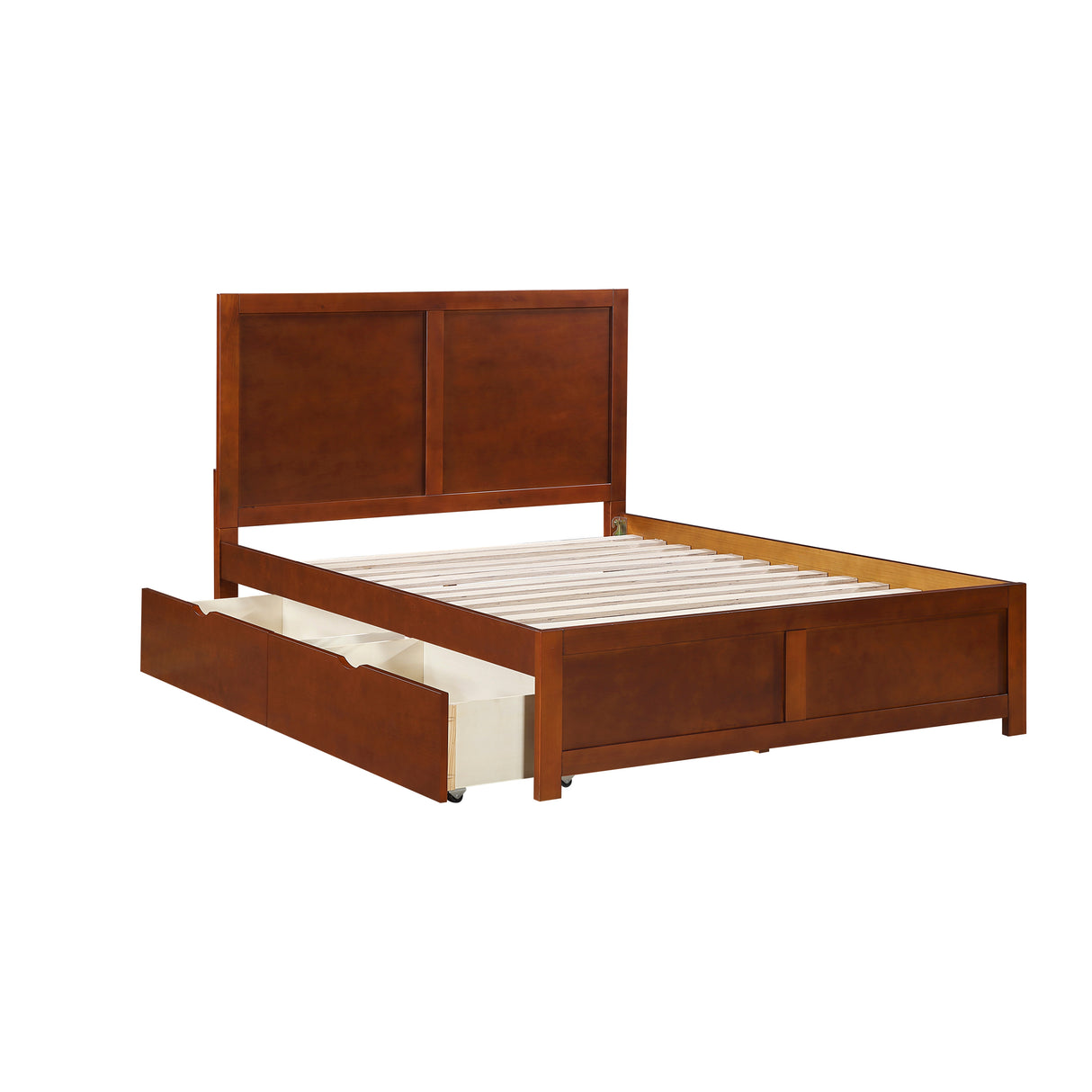 Rowe Dark Cherry Full Platform Bed from Homelegance - Luna Furniture