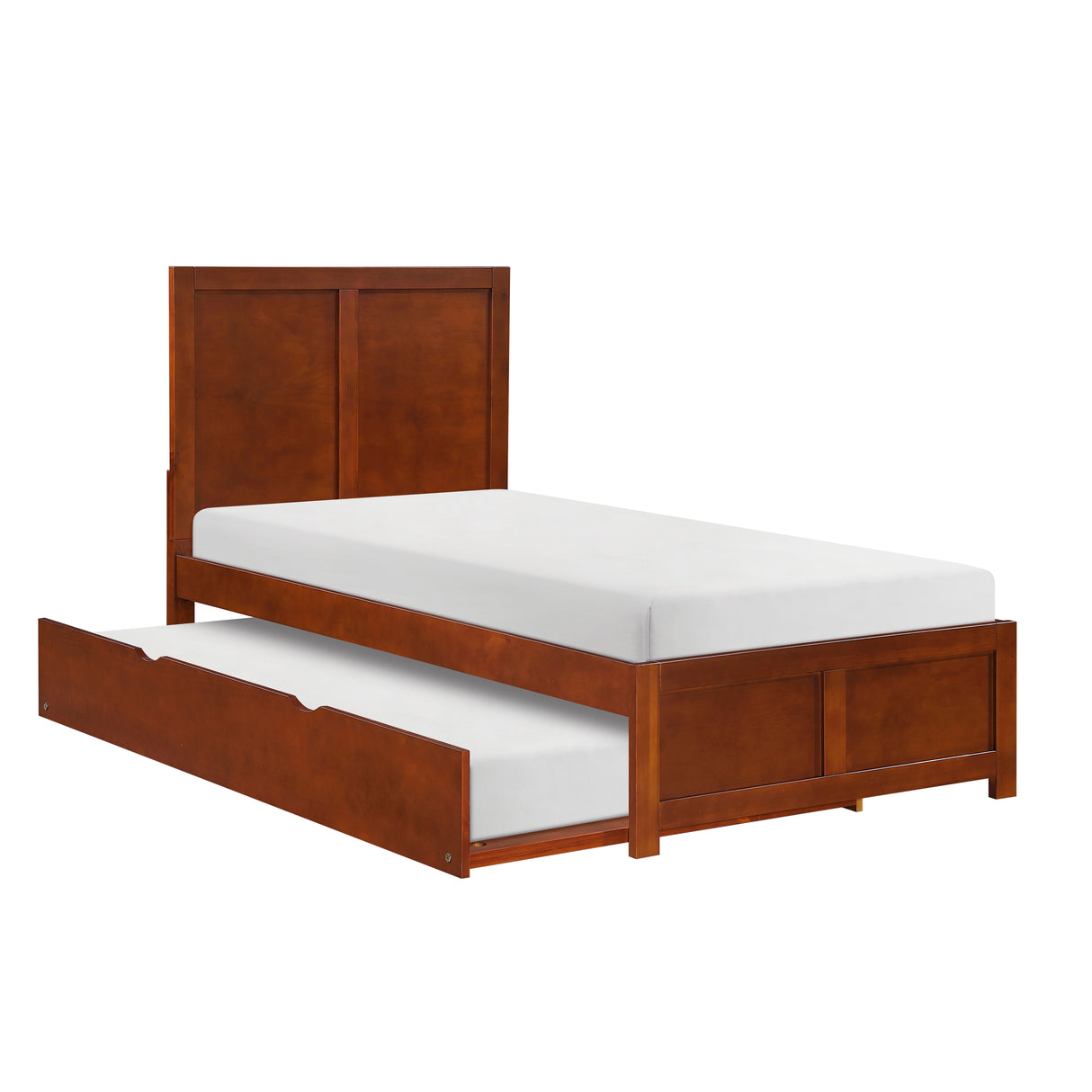 Rowe Dark Cherry Twin Platform Bed from Homelegance - Luna Furniture