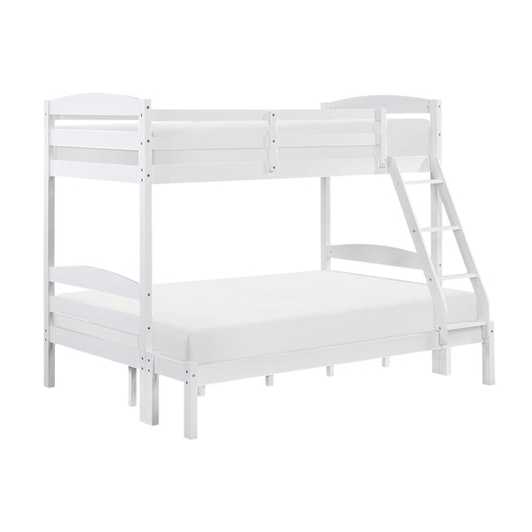 Lani White Twin/Full Bunk Bed
