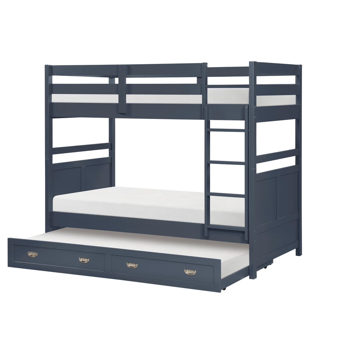 Sloane Navy Blue Twin/Twin Bunk Bed from Homelegance - Luna Furniture