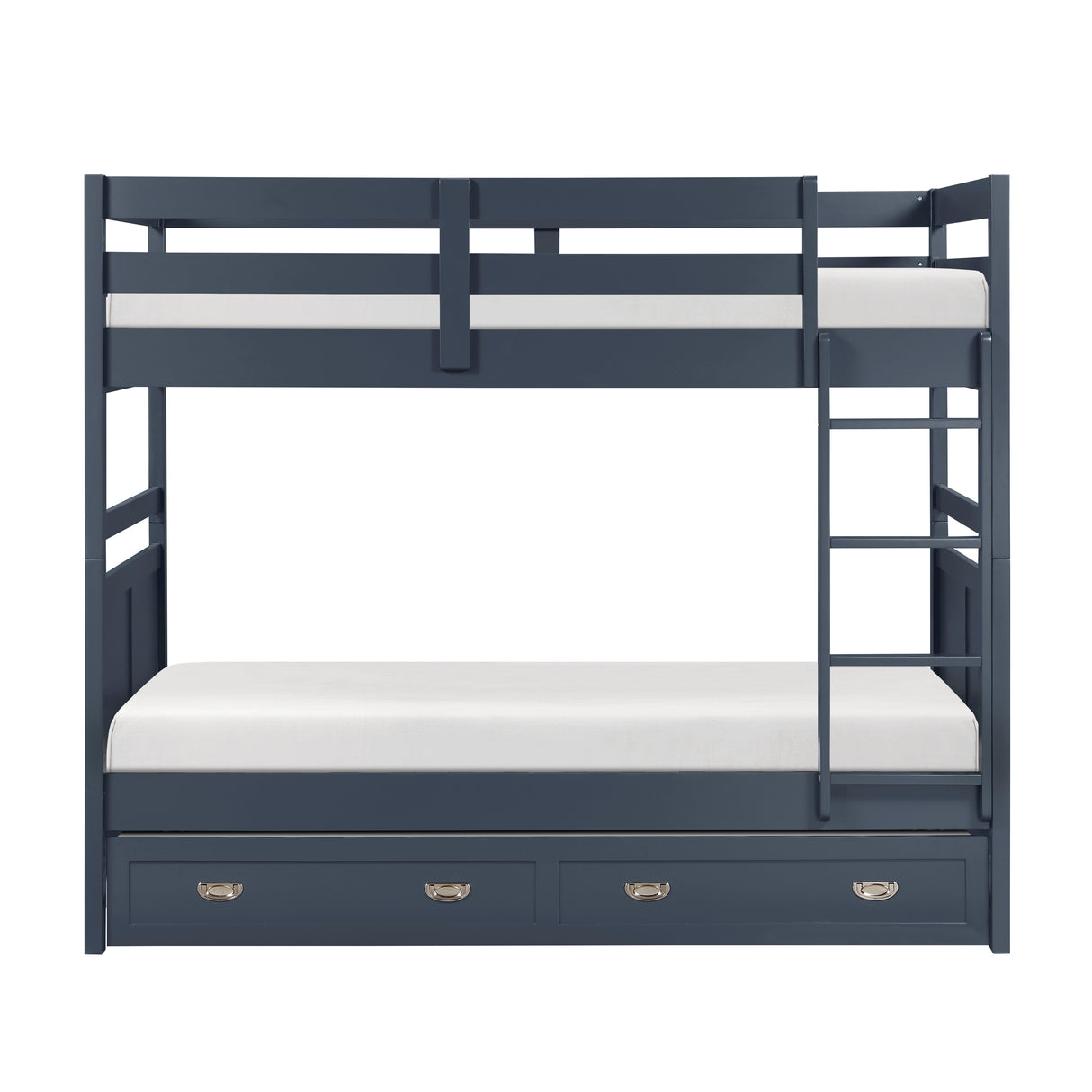 Sloane Navy Blue Twin/Twin Bunk Bed from Homelegance - Luna Furniture