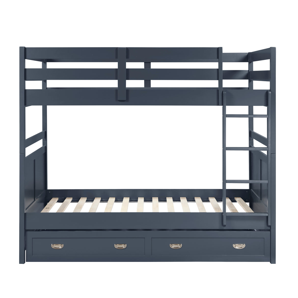 Sloane Navy Blue Full/Full Bunk Bed from Homelegance - Luna Furniture