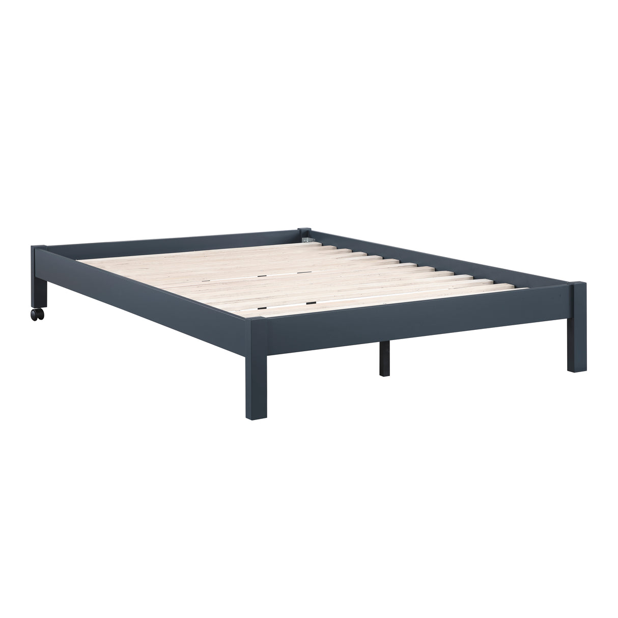 Sloane Navy Blue Twin/Full Loft Bunk Bed with Chest and Hidden Desk from Homelegance - Luna Furniture