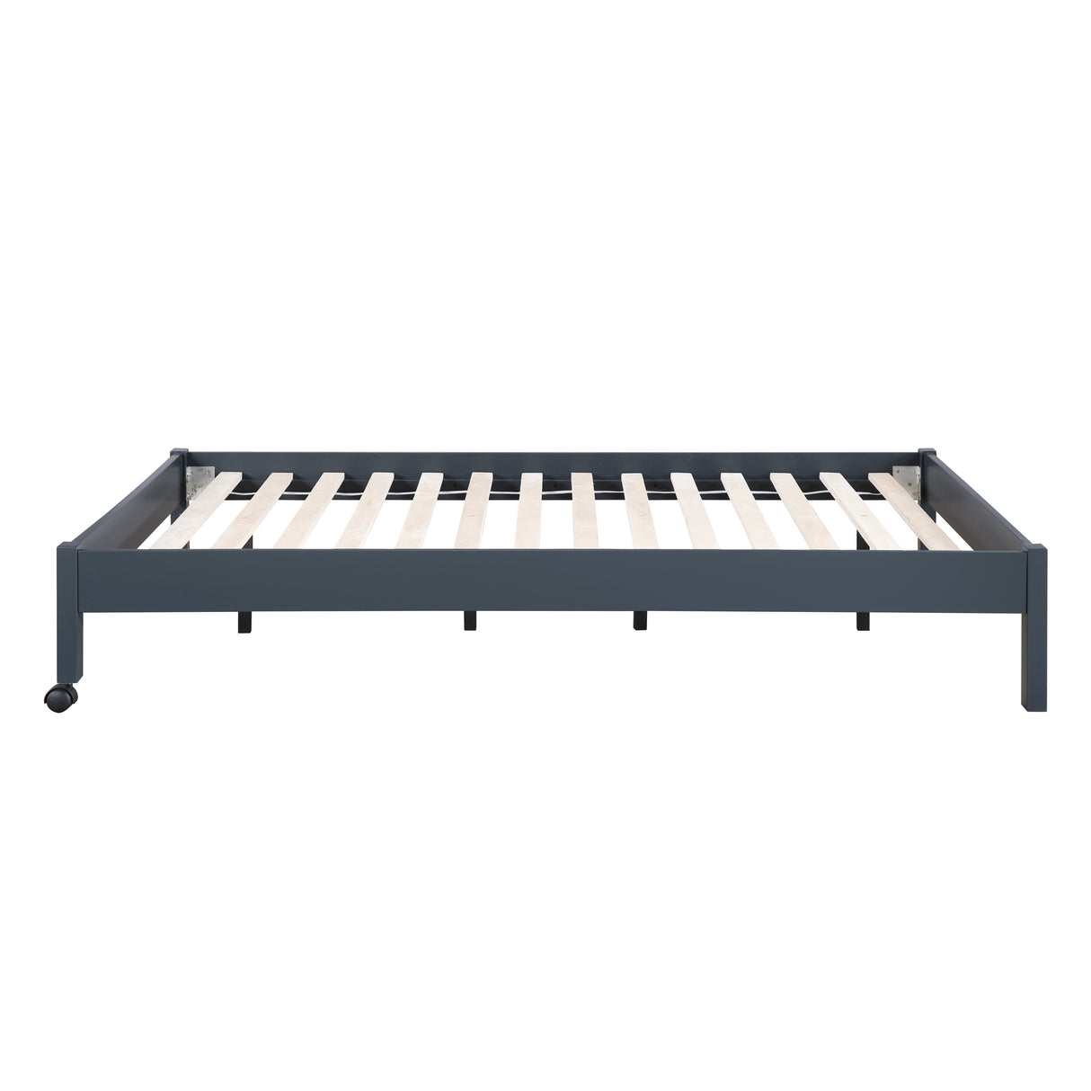Sloane Navy Blue Twin/Full Loft Bunk Bed with Chest and Hidden Desk from Homelegance - Luna Furniture