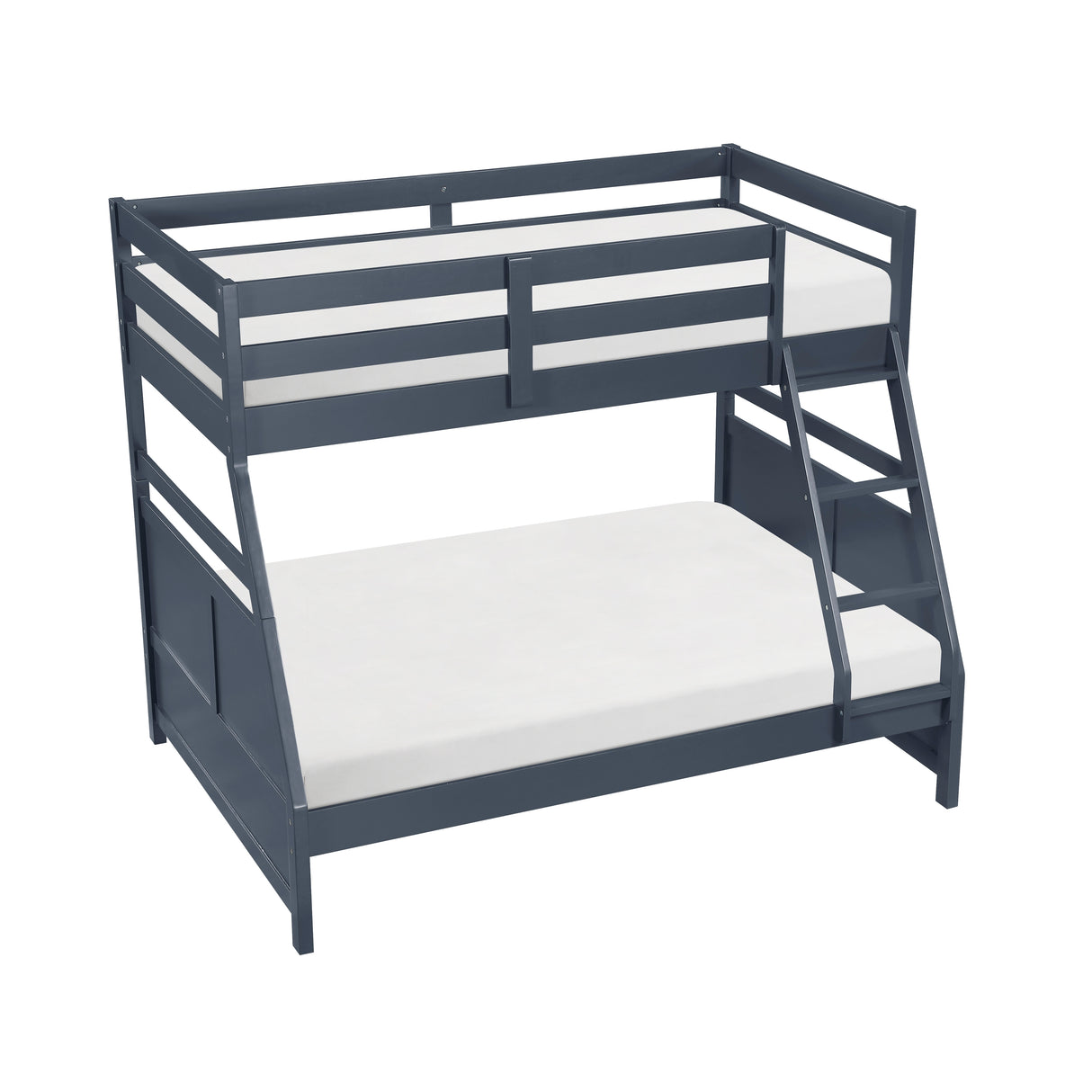 Sloane Navy Blue Twin/Full Bunk Bed from Homelegance - Luna Furniture