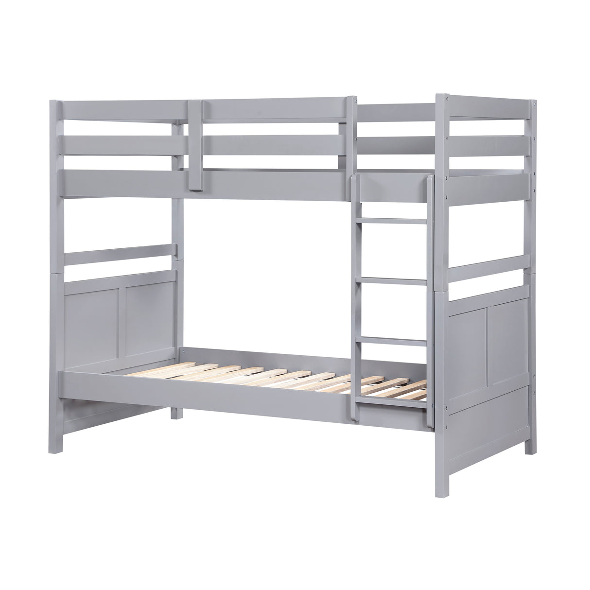 Sloane Gray Twin/Twin Bunk Bed from Homelegance - Luna Furniture