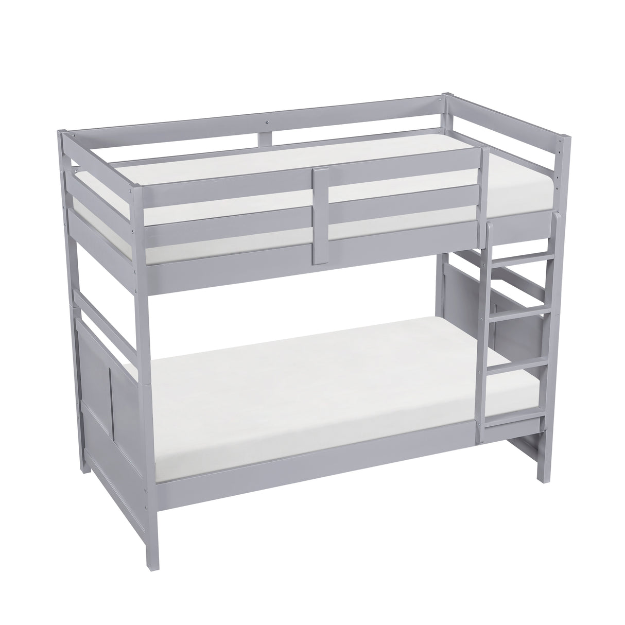 Sloane Gray Twin/Twin Bunk Bed from Homelegance - Luna Furniture