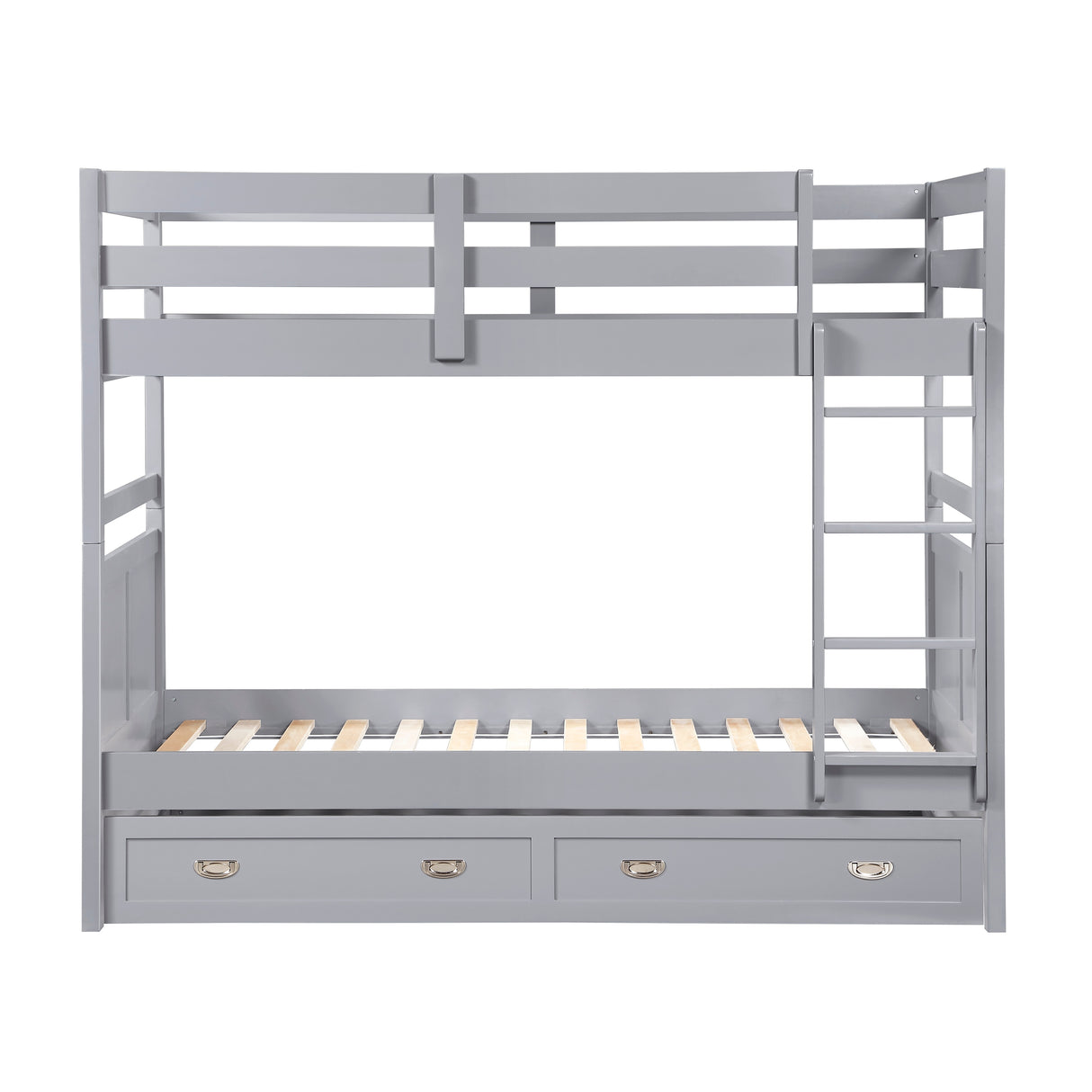Sloane Gray Twin/Twin Bunk Bed from Homelegance - Luna Furniture