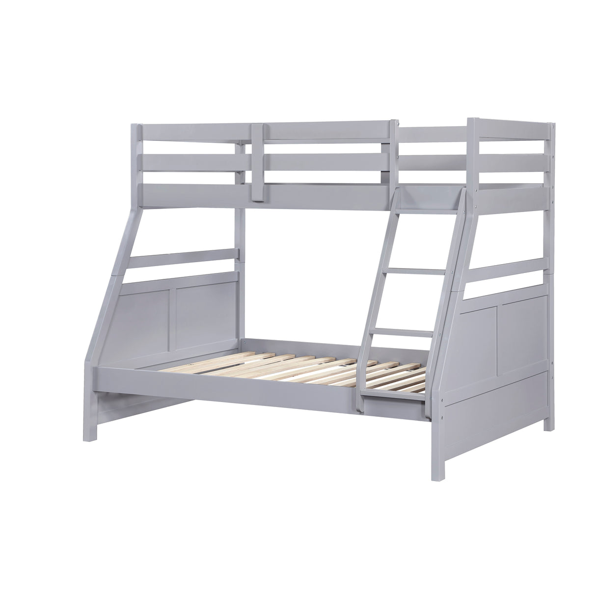 Sloane Gray Twin/Full Bunk Bed from Homelegance - Luna Furniture