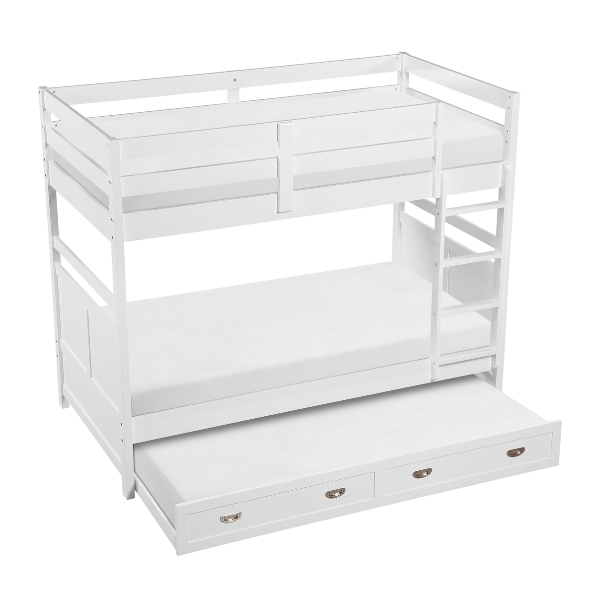 Sloane White Twin/Twin Bunk Bed from Homelegance - Luna Furniture
