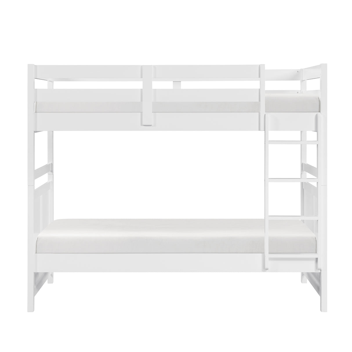 Sloane White Twin/Twin Bunk Bed from Homelegance - Luna Furniture