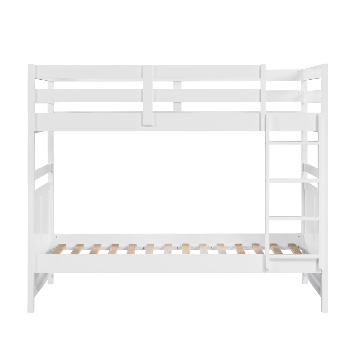 Sloane White Twin/Twin Bunk Bed from Homelegance - Luna Furniture