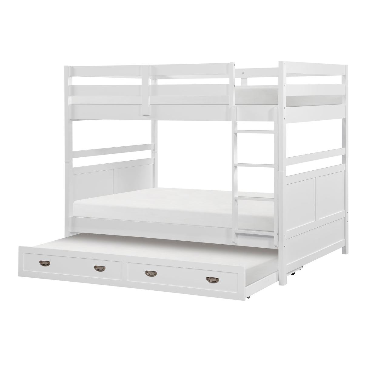 Sloane White Full/Full Bunk Bed from Homelegance - Luna Furniture