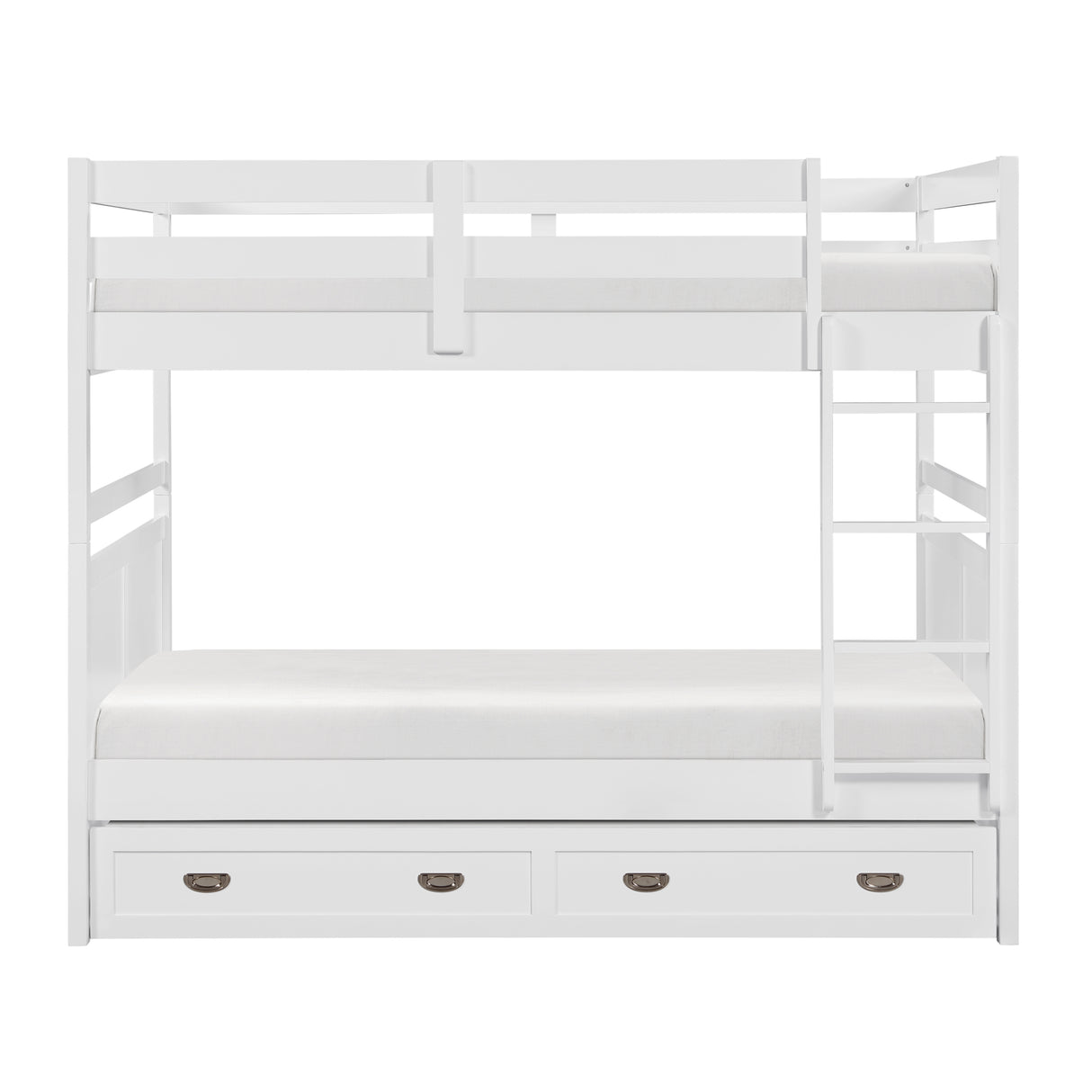 Sloane White Full/Full Bunk Bed from Homelegance - Luna Furniture