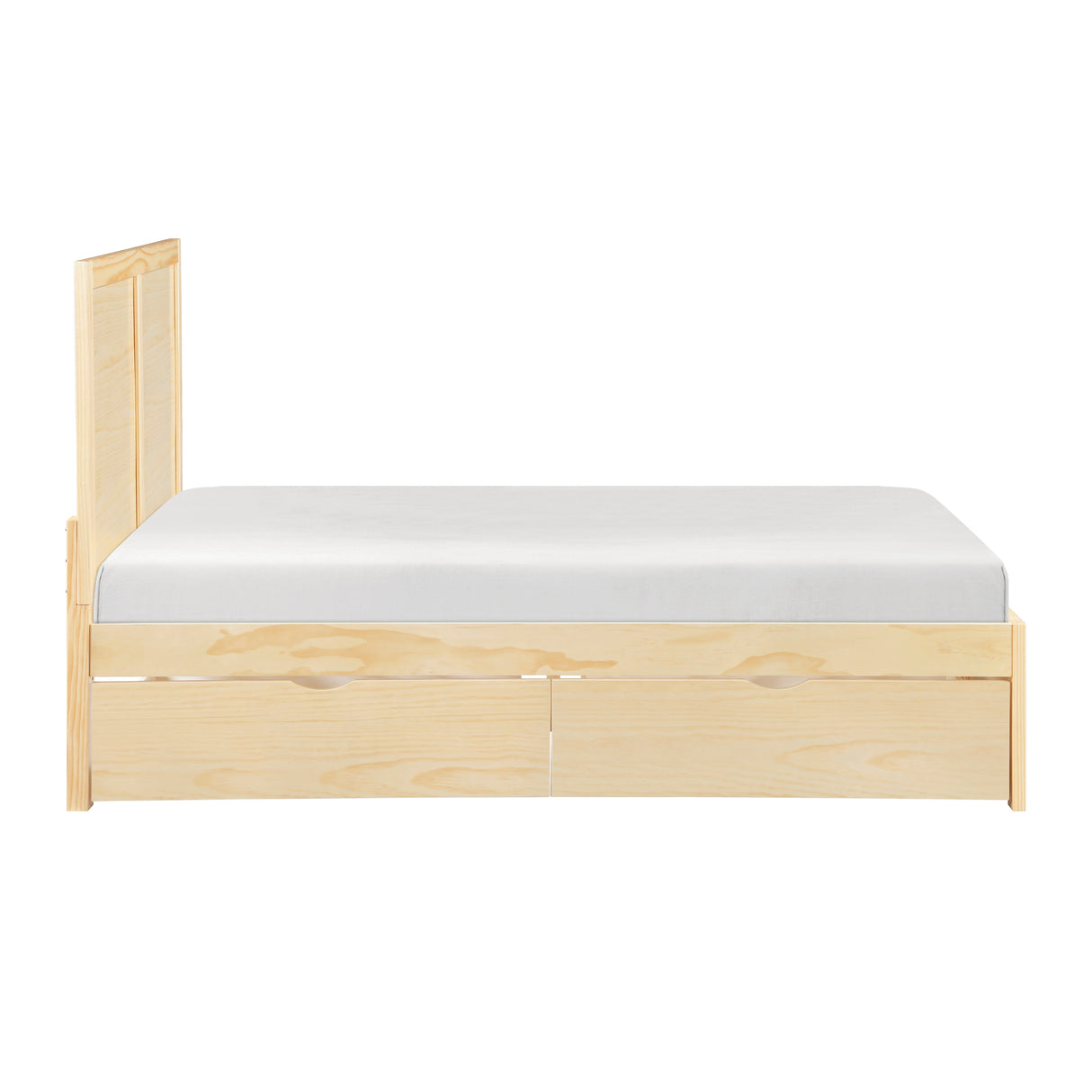 Bartly Natural Full Platform Bed from Homelegance - Luna Furniture