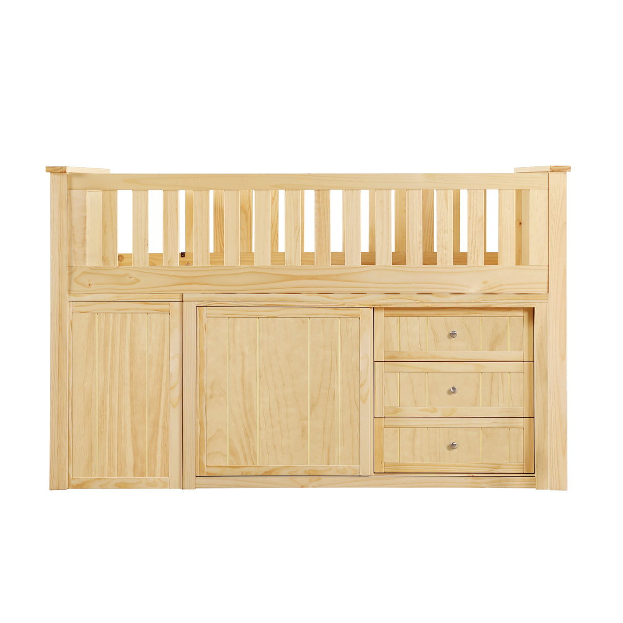 B2043LL-1*BC2DR (6) Low Loft Bunk with Bookcase and 2 Dressers from Homelegance - Luna Furniture