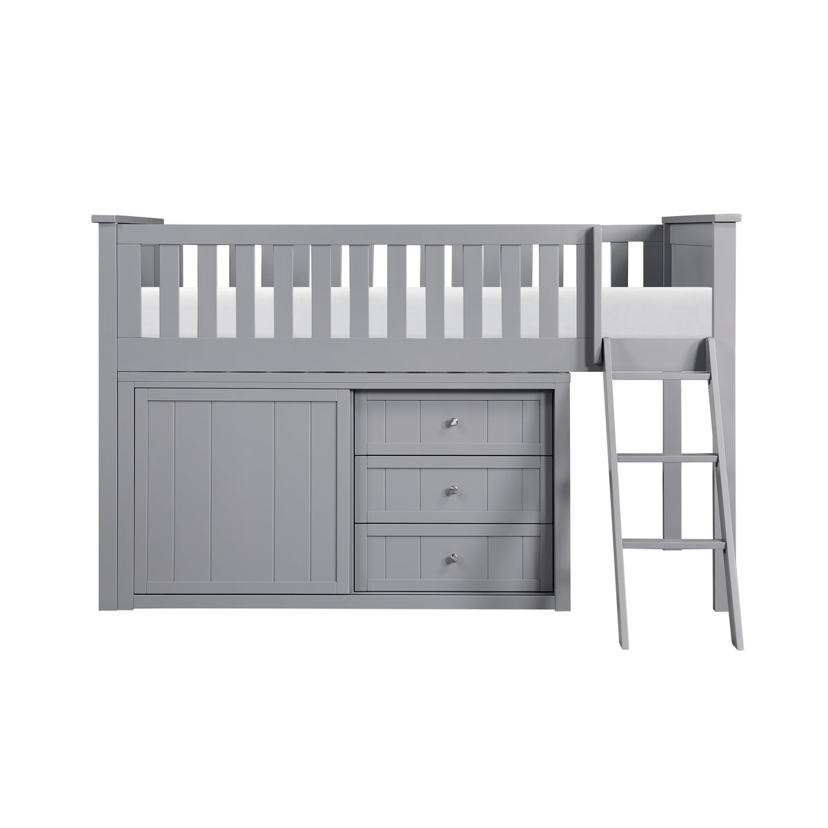 B2063LL-1*DR (4) Low Loft Bunk with Dresser from Homelegance - Luna Furniture