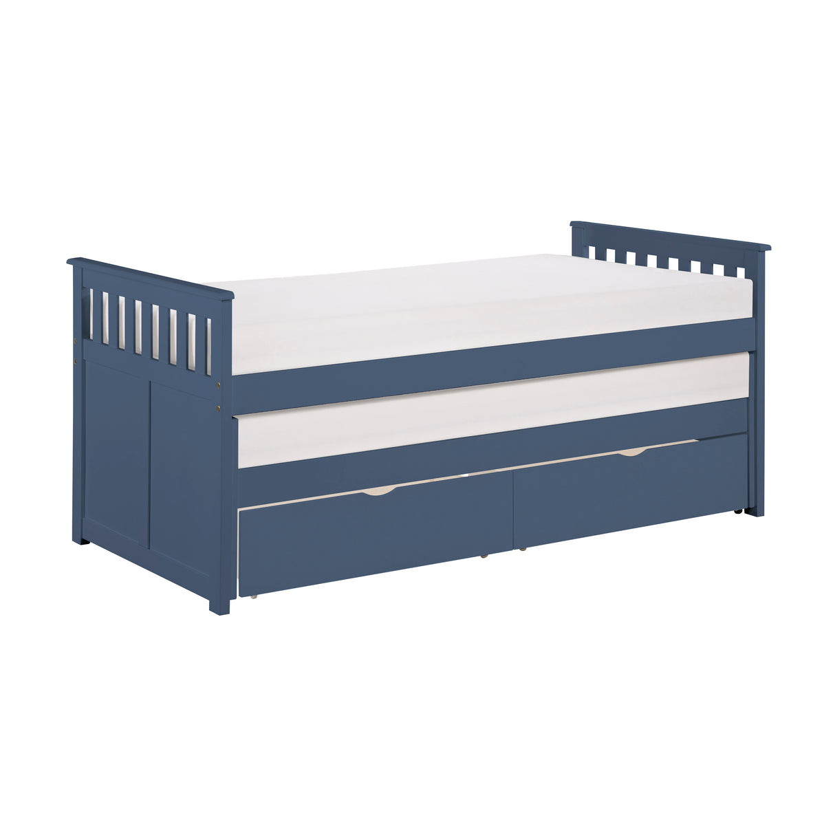 Nora Blue Twin/Twin Bed from Homelegance - Luna Furniture