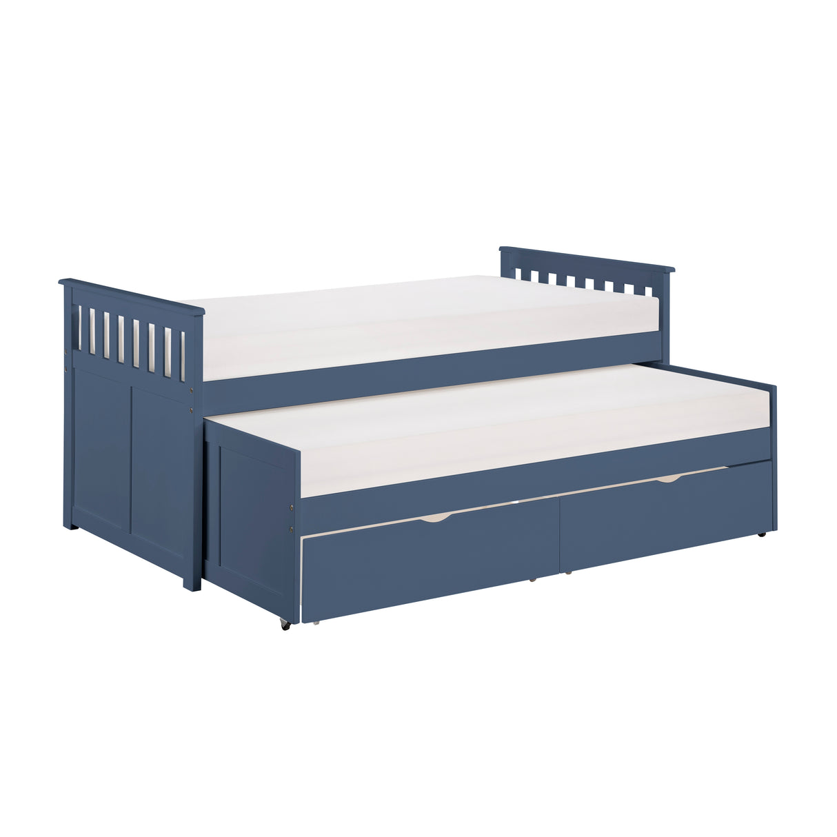 Nora Blue Twin/Twin Bed from Homelegance - Luna Furniture