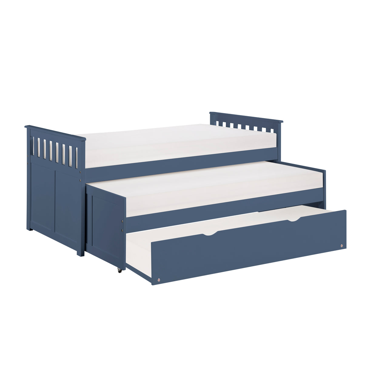 Nora Blue Twin/Twin Bed from Homelegance - Luna Furniture