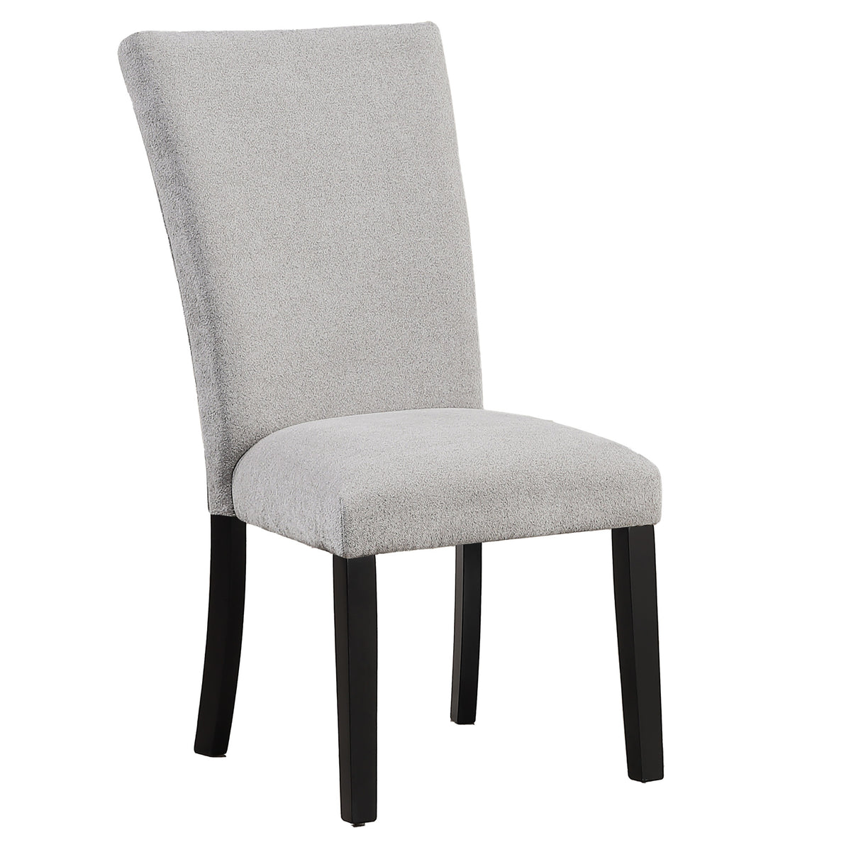 Artemis Gray 7-Piece 70" Marble Dining Table with 6 Chenille Side Chairs from Steve Silver - Luna Furniture