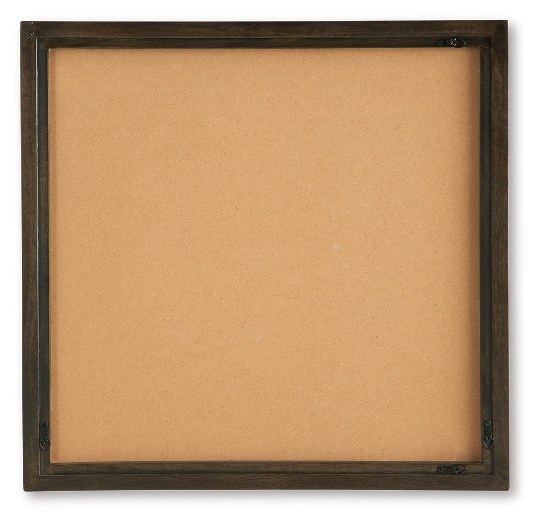 Bachard Tan/White Wall Decor from Ashley - Luna Furniture