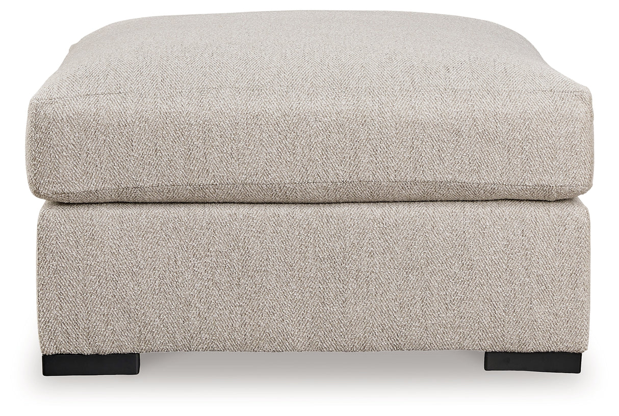Ballyton Sand 3-Piece Sectional with Ottoman from Ashley - Luna Furniture