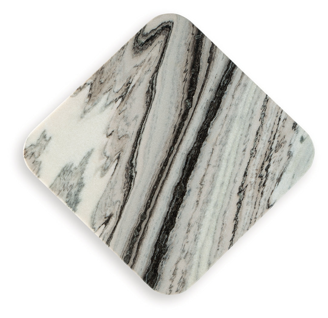 Baretton Black/White/Taupe Accent Coffee Table from Ashley - Luna Furniture