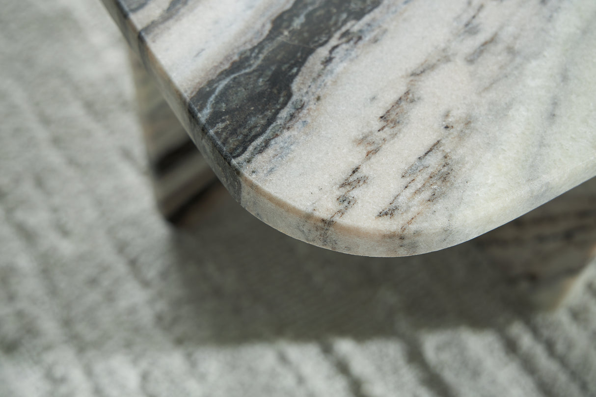 Baretton Black/White/Taupe Accent Coffee Table from Ashley - Luna Furniture