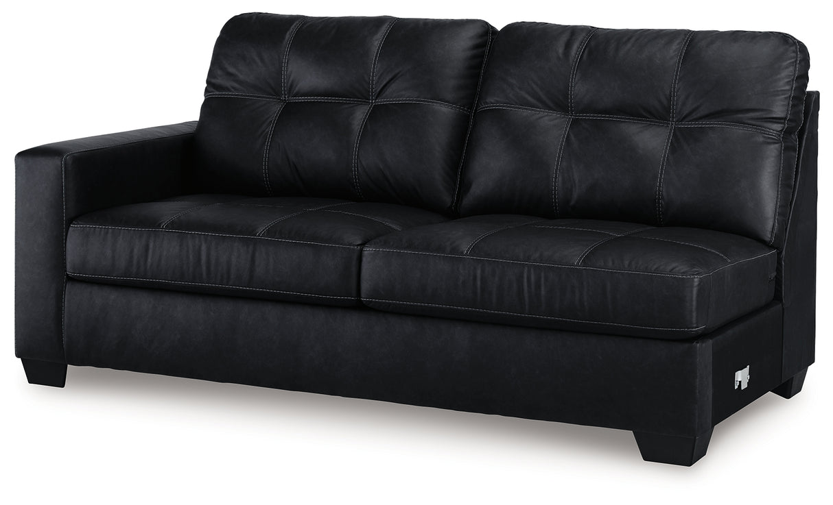 Barlin Mills Carbon Left-Arm Facing Sofa from Ashley - Luna Furniture