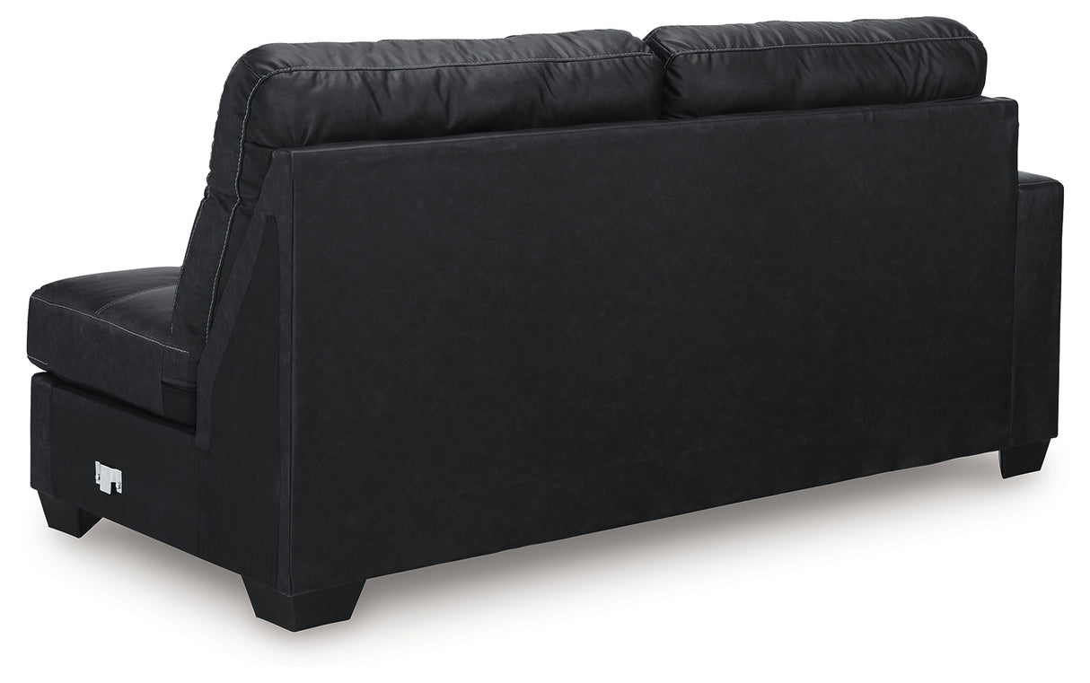 Barlin Mills Carbon Left-Arm Facing Sofa from Ashley - Luna Furniture