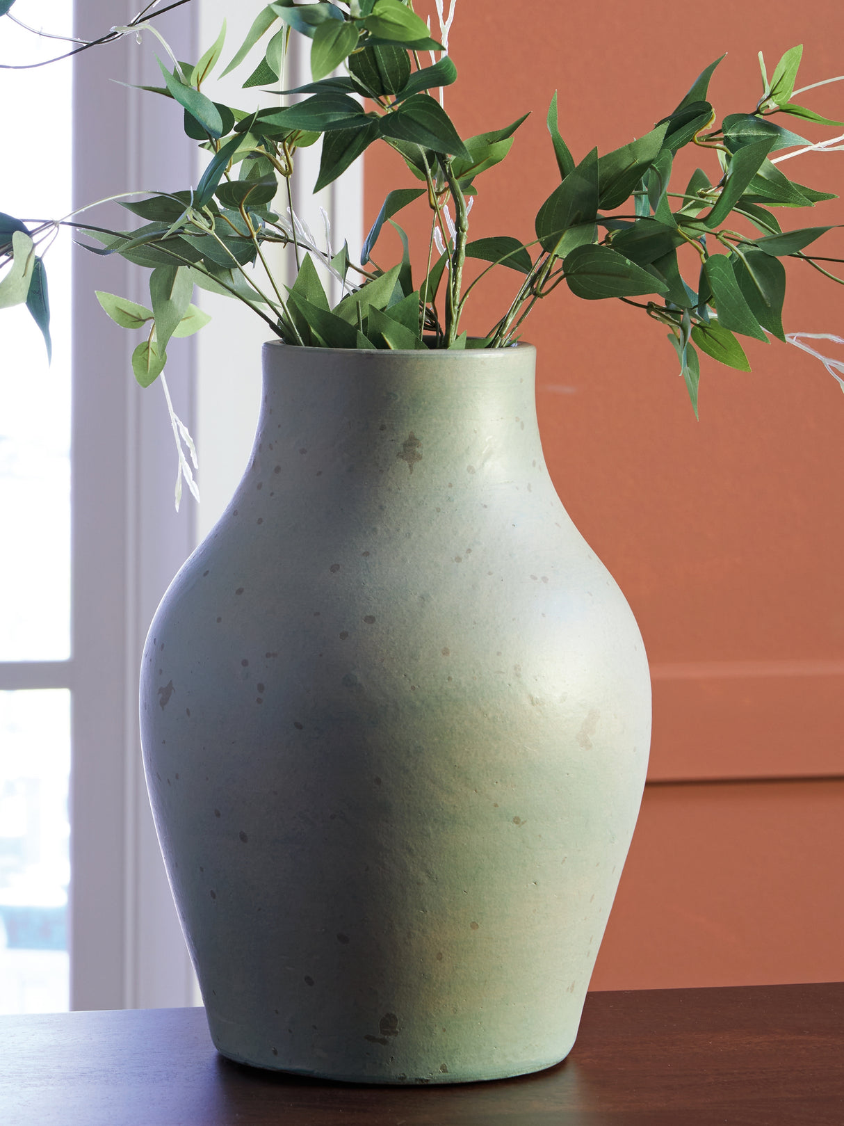 Baychester Antique Green Vase from Ashley - Luna Furniture