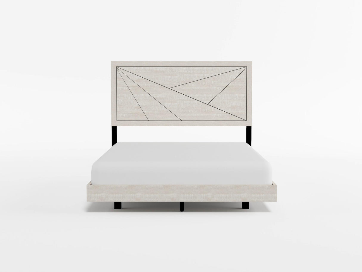 Aspen Gray Oak California King Bed from Homelegance - Luna Furniture
