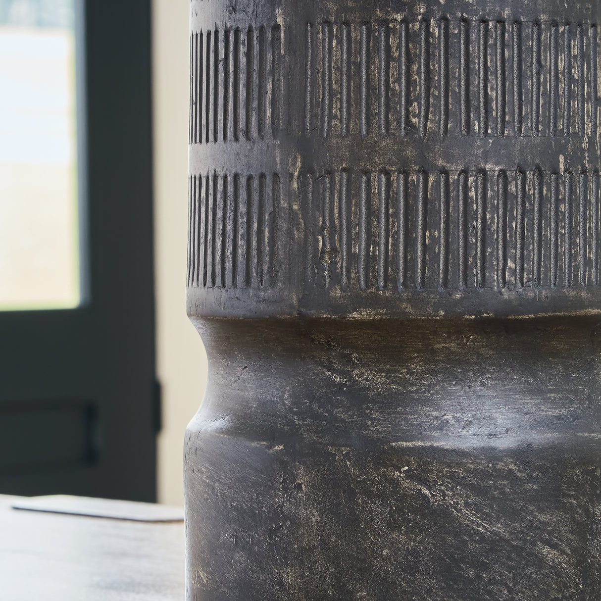 Beninworth Antique Black Vase from Ashley - Luna Furniture