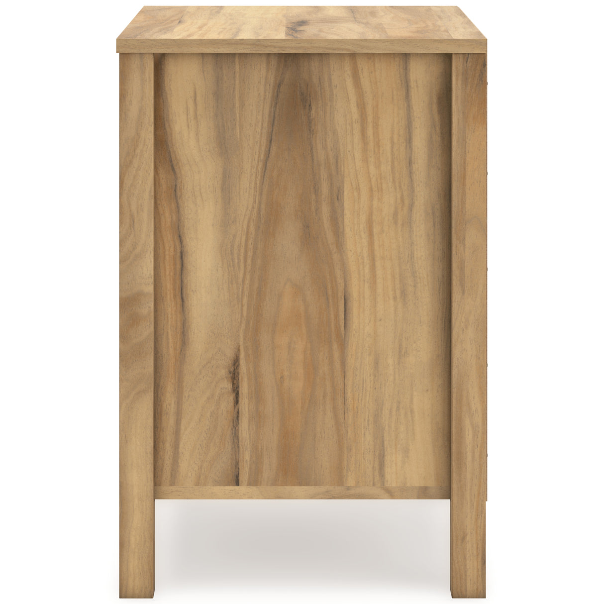 Bermacy Queen Panel Headboard with Dresser and 2 Nightstands in Light Brown from Ashley - Luna Furniture