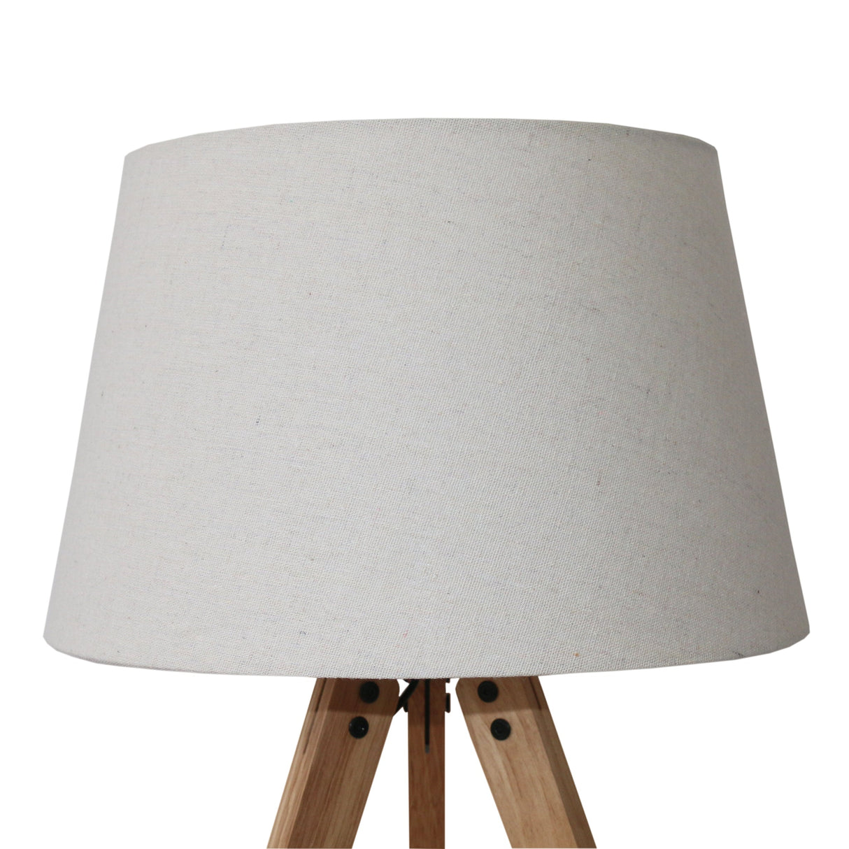 Birch Three Legged Wooden Bar Table Lamp - Natural - Black from Ashcroft Furniture - Luna Furniture