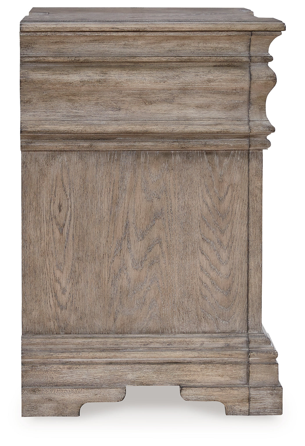 Blairhurst Light Grayish Brown King Panel Bed with Mirrored Dresser and 2 Nightstands from Ashley - Luna Furniture