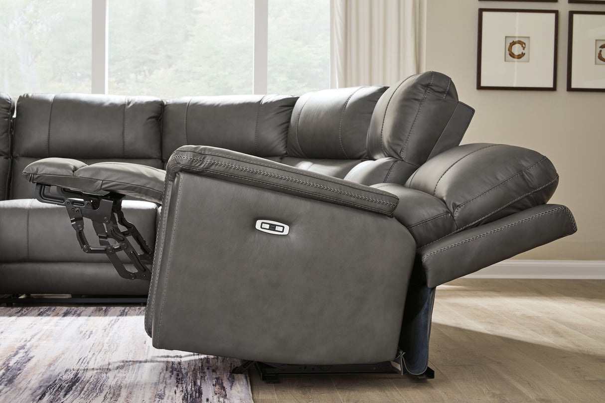 Bleckley Anchor 5-Piece Power Reclining Sectional from Ashley - Luna Furniture