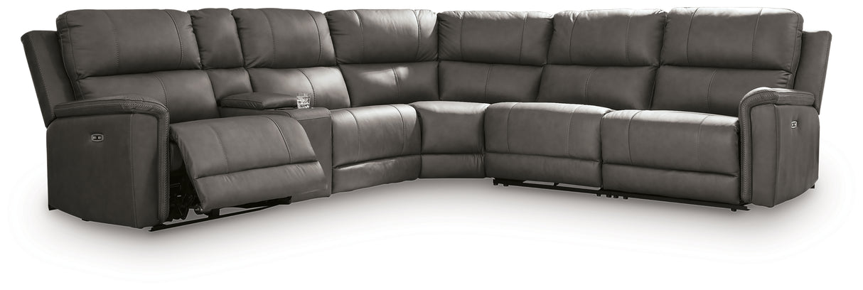 Bleckley Anchor 6-Piece Power Reclining Sectional from Ashley - Luna Furniture