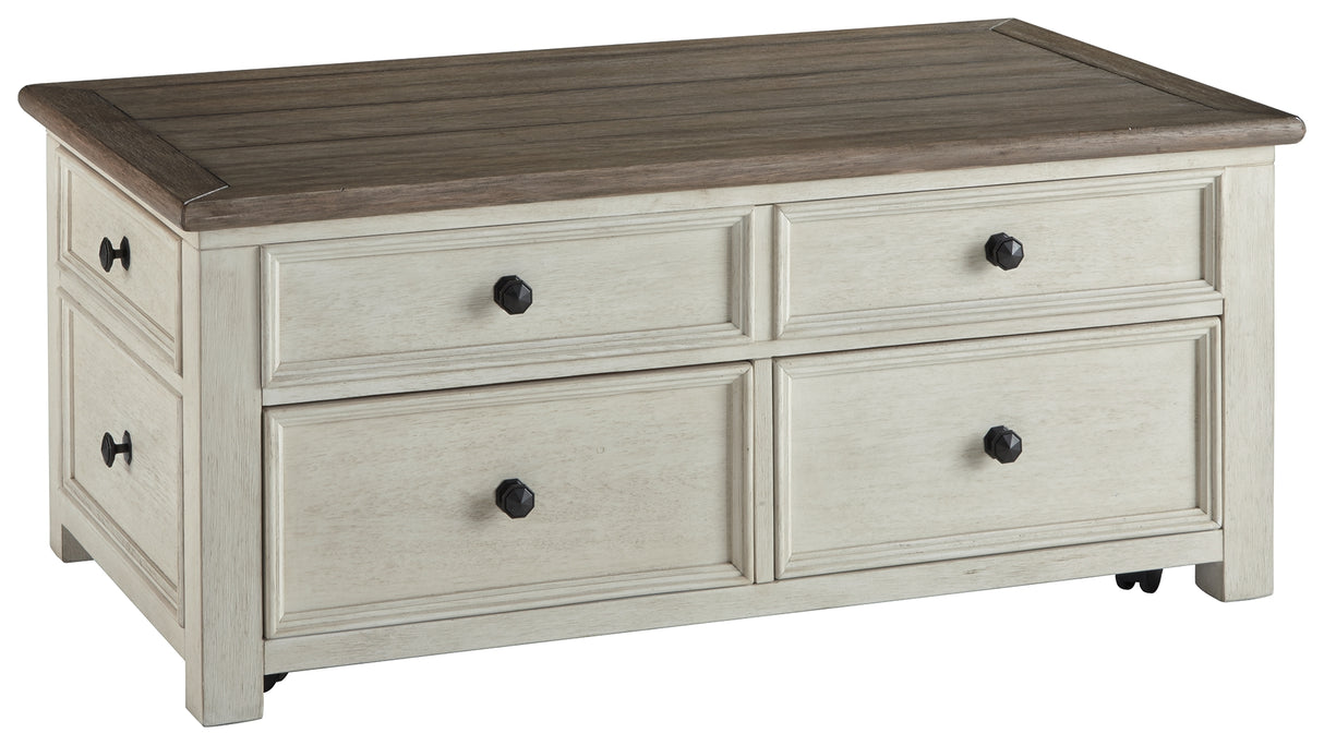 Bolanburg Coffee Table with 2 End Tables in Two-tone from Ashley Furniture - Luna Furniture