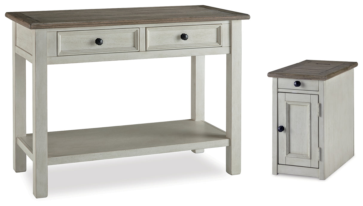 Bolanburg Sofa Table and Chair Side End Table from Ashley - Luna Furniture