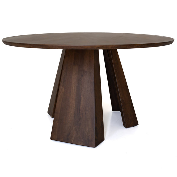 Bolton Walnut Round Dining Table