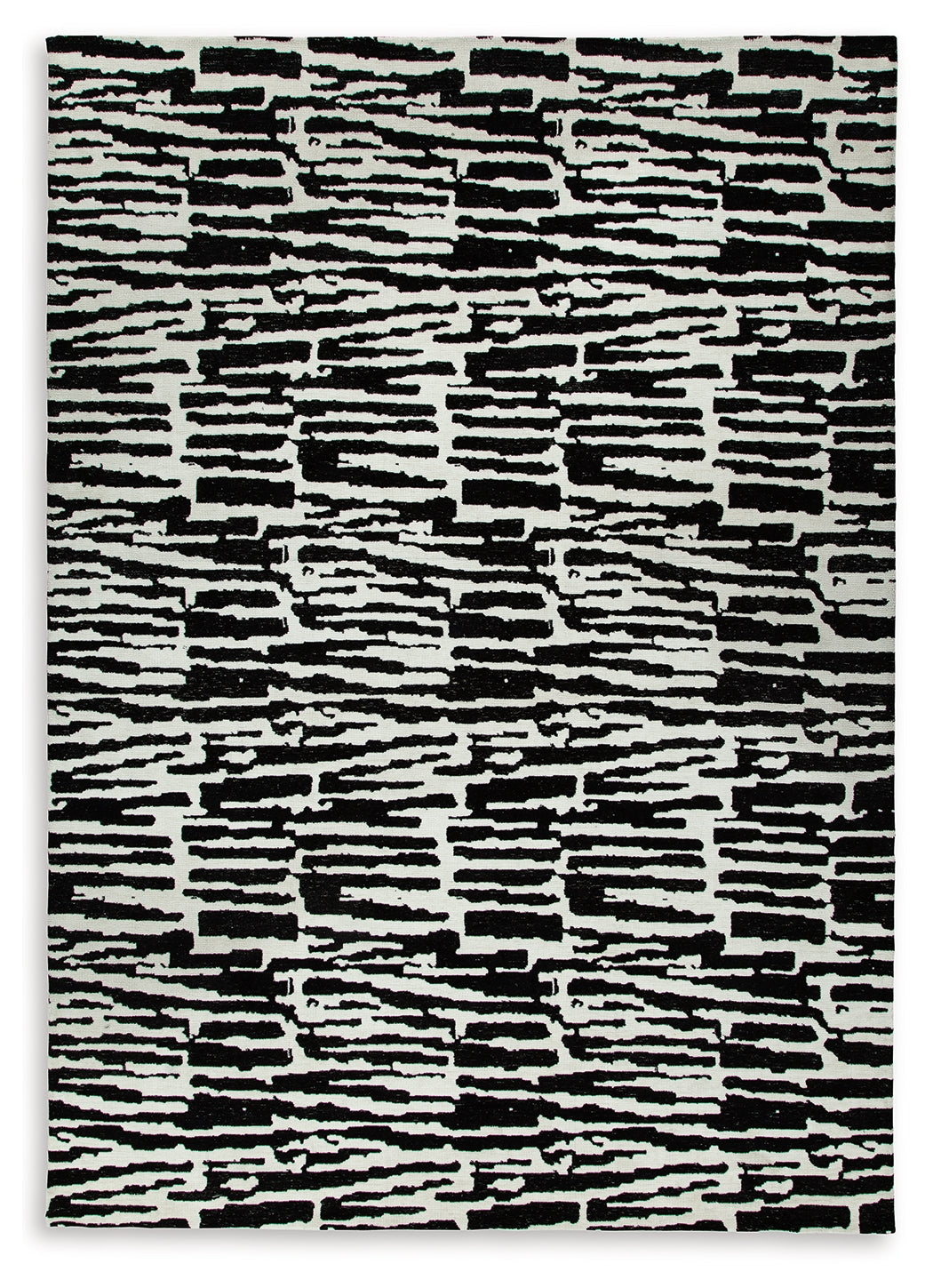 Bramshaw Black/Ivory Extra Large Rug from Ashley - Luna Furniture
