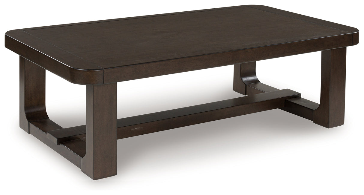 Breckington Dark Brown Coffee Table from Ashley - Luna Furniture