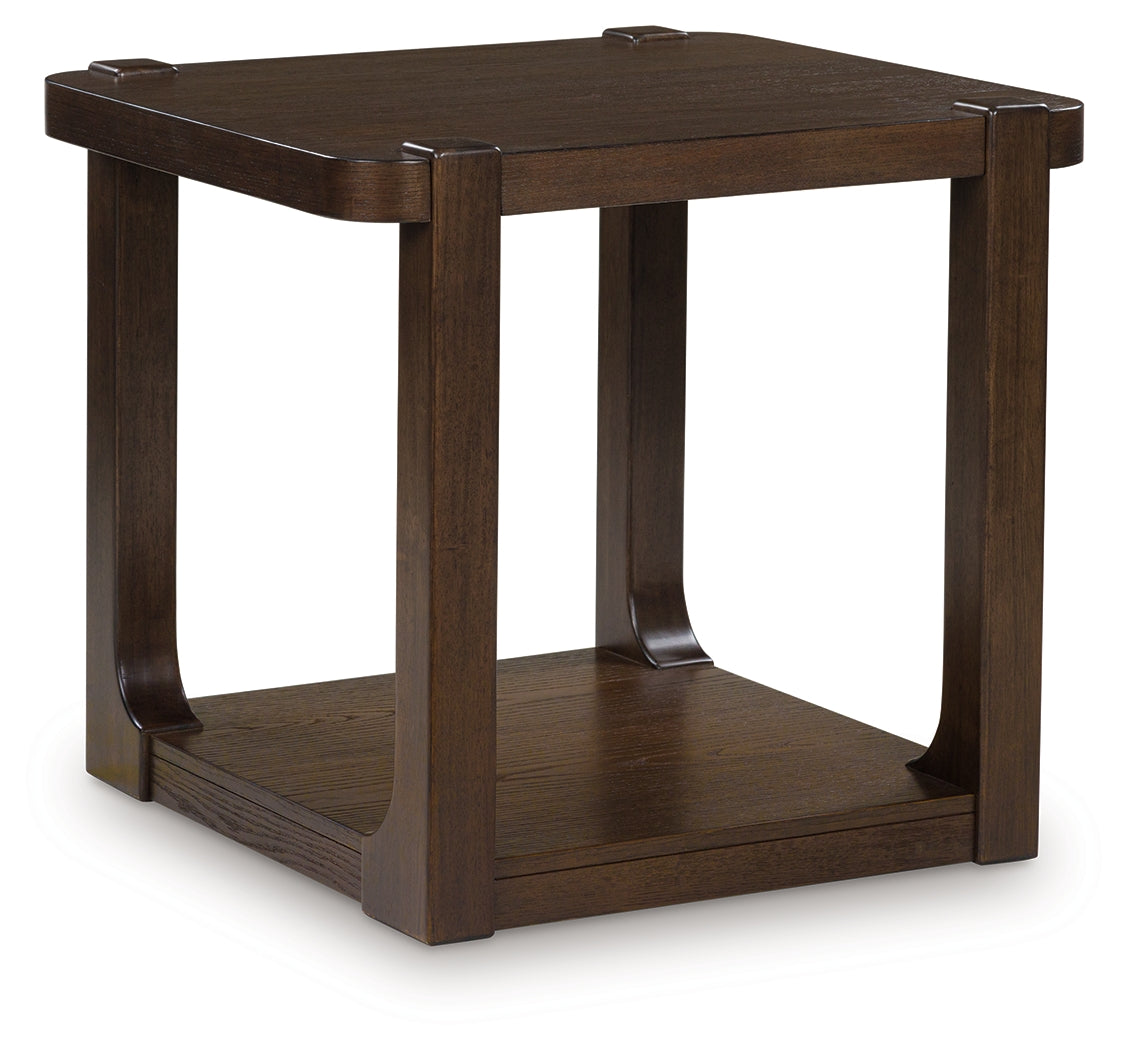 Breckington Dark Brown End Table from Ashley - Luna Furniture