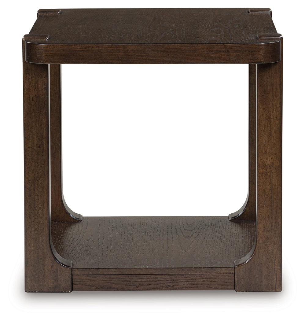 Breckington Dark Brown End Table from Ashley - Luna Furniture